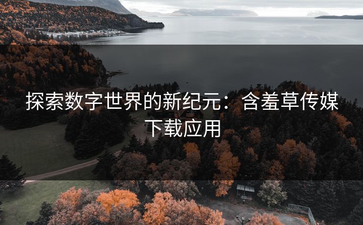 探索数字世界的新纪元：含羞草传媒下载应用